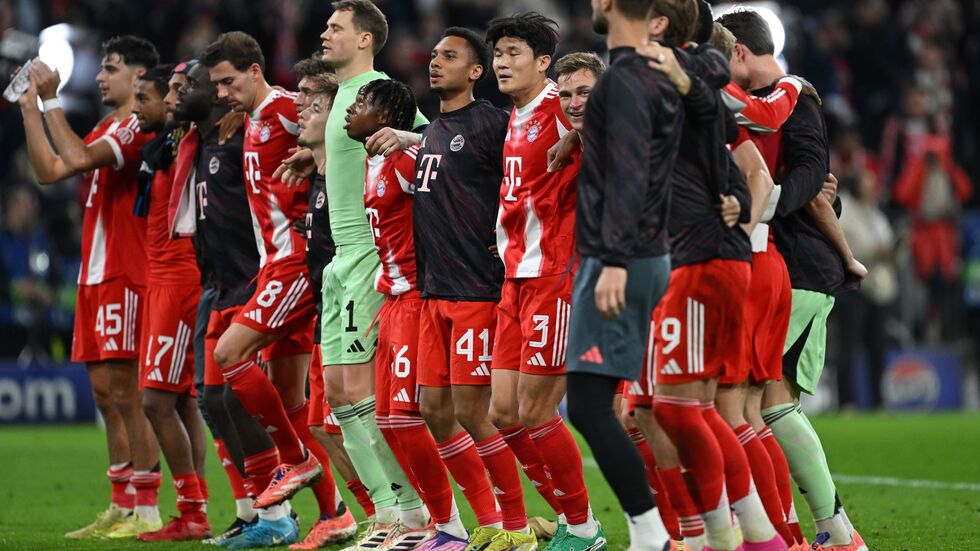 Die Bayern kommen aus dem Jubeln nicht mehr heraus.