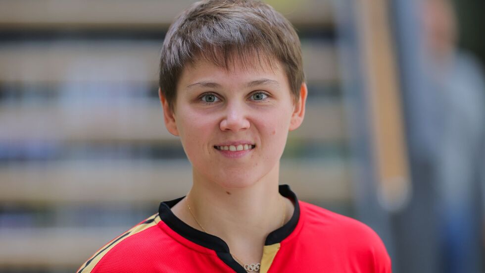 Erfolgreiches Comeback: Nina Mittelham gewinnt ihr erstes EM-Spiel nach langer Verletzungspause.