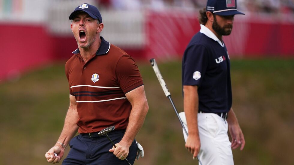 Rory McIlroy und das europäische Team haben beim Ryder Cup viel mehr zu bejubeln als die Gastgeber.