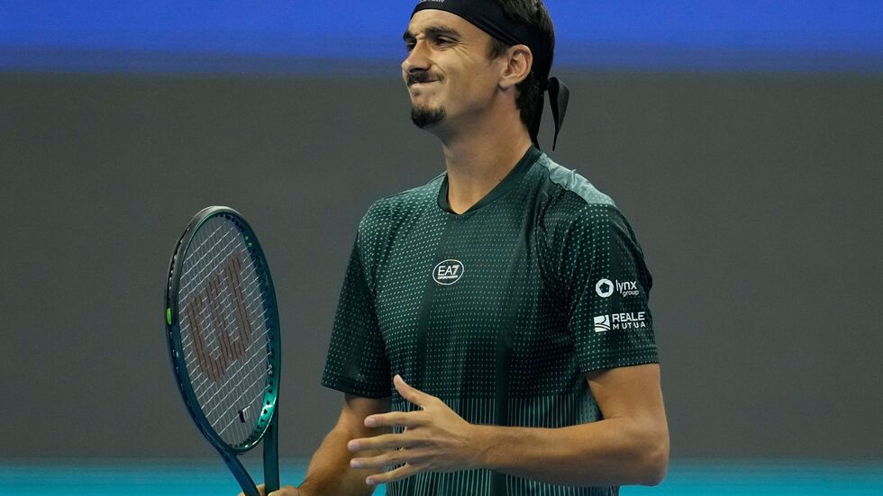  Lorenzo Sonego war gegen Alexander Zverev zwischenzeitlich verärgert.