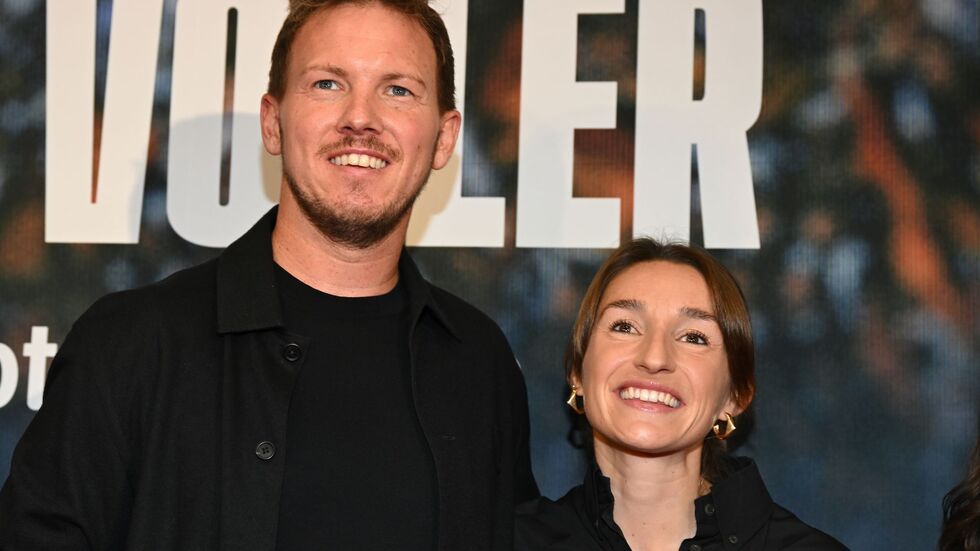 Nagelsmann mit seiner Partnerin Lena Wurzenberger. Nagelsmann mit seiner Partnerin Lena Wurzenberger.