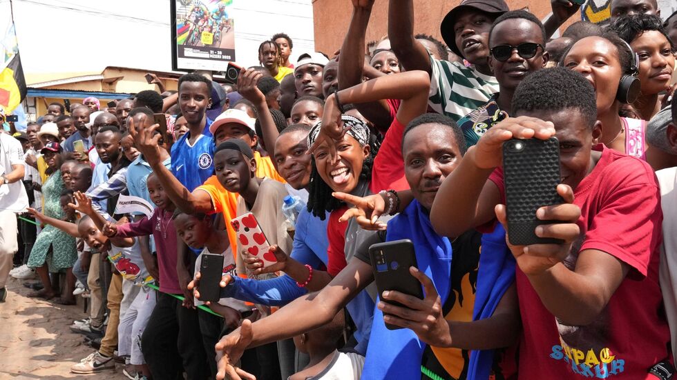 Fans während der WM in Ruanda. 