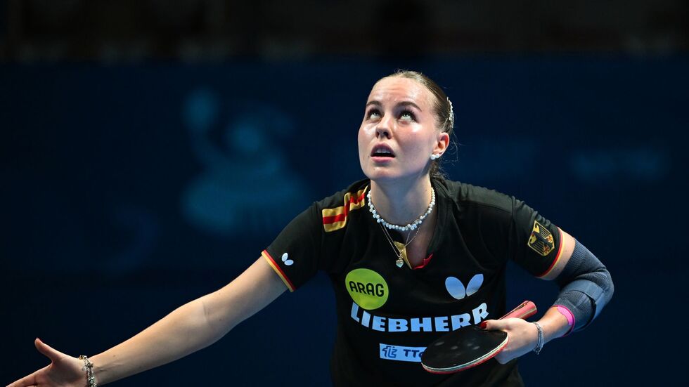 Tischtennis-Star Annett Kaufmann.