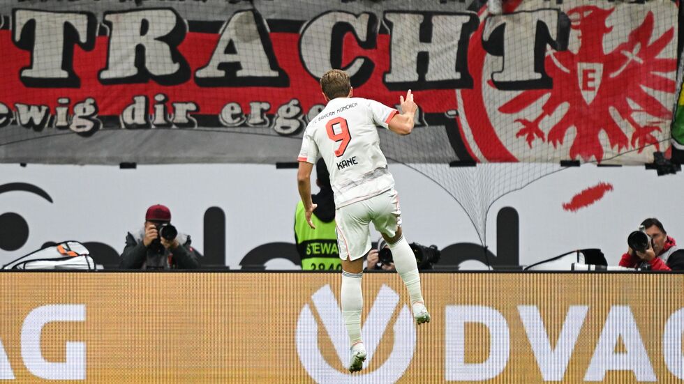 Jubelte bereits zum elften Mal im sechsten Bundesliga-Saisonspiel: Bayern-Star Harry Kane.