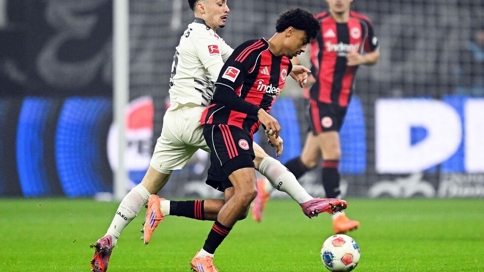 Eintracht Frankfurt und Mainz 05 lieferten sich ein umkämpftes Rhein-Main-Duell.