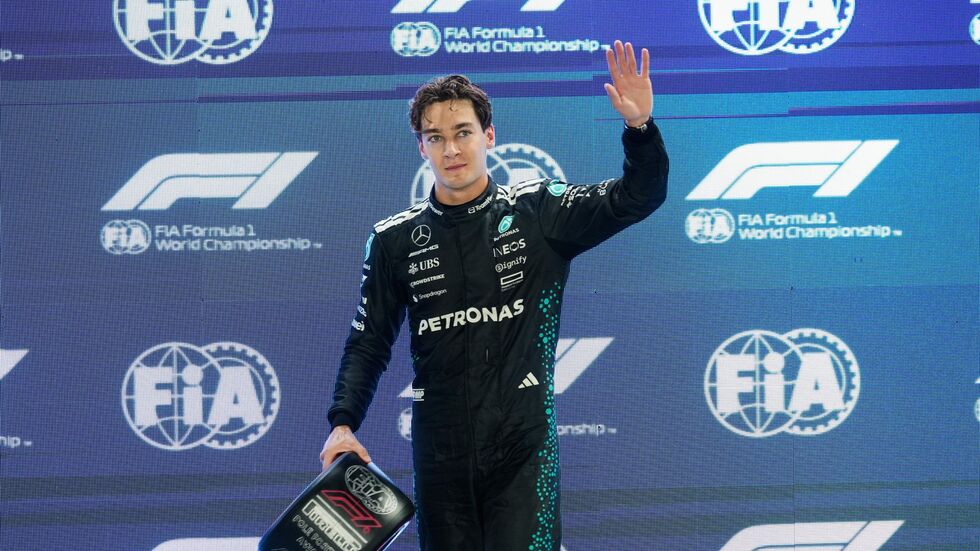 George Russell holte sich mit einem Streckenrekord die Pole Position.