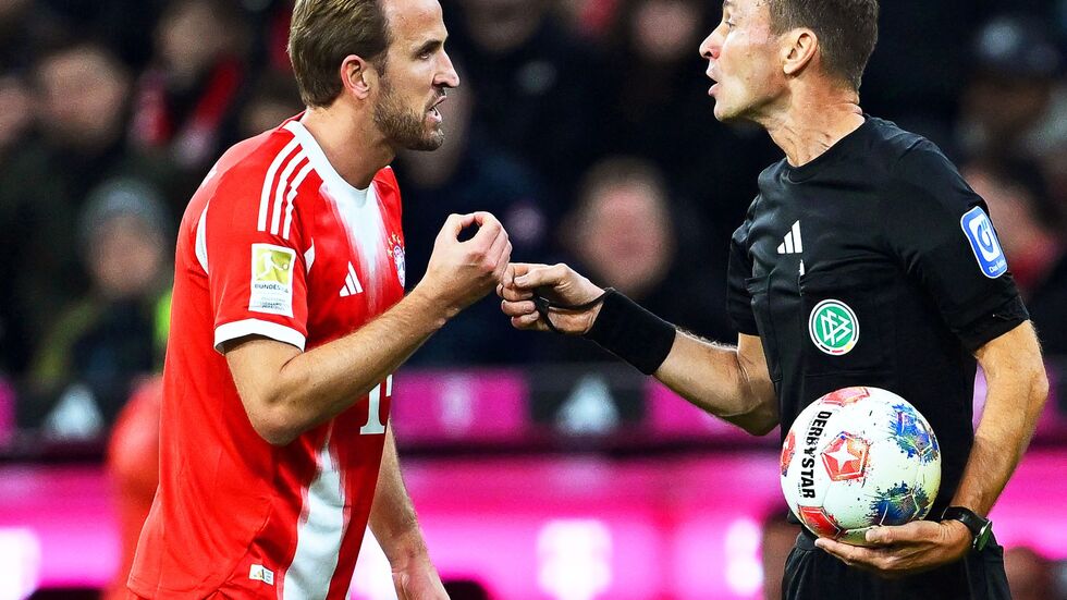 Harry Kane (l) war im Duell mit dem BVB überall im Einsatz.