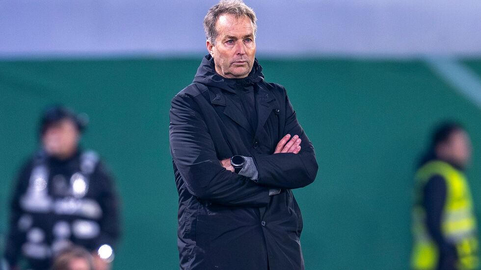 Leverkusens Trainer Kasper Hjulmand hofft auf eine Überraschung. (Archivfoto)