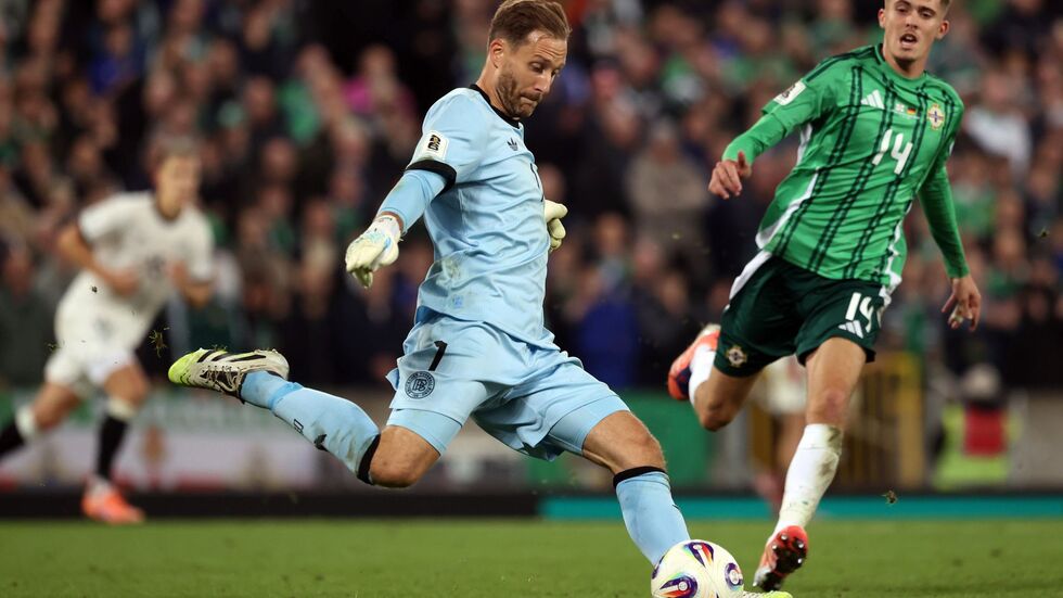 Oliver Baumann zeigte in Belfast eine sehr souveräne Leistung. 