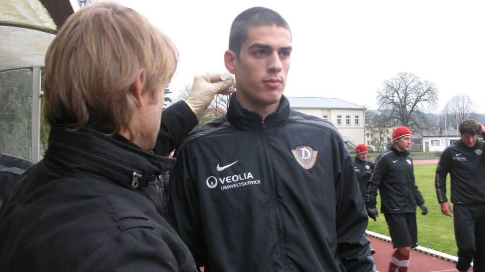 Savic musste beim Laktat­test gleich Blut lassen Savic musste beim Laktattest gleich Blut lassen