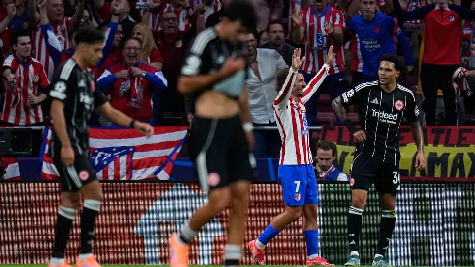 Eintracht Frankfurt war bei Atlético Madrid chancenlos. Eintracht Frankfurt war bei Atlético Madrid chancenlos.