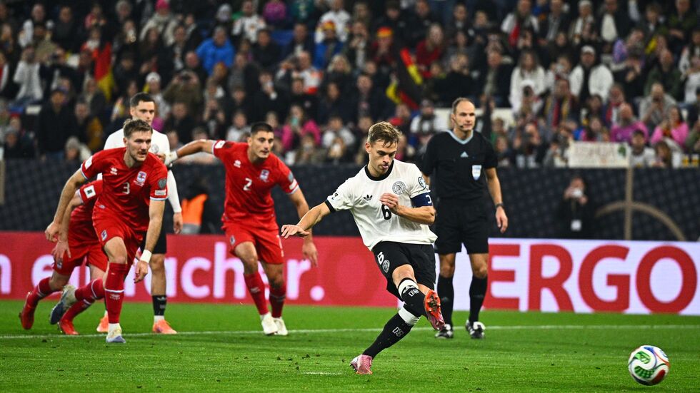 Traf in seinem 104. Länderspiel vom Elfmeterpunkt: Kapitän Joshua Kimmich.