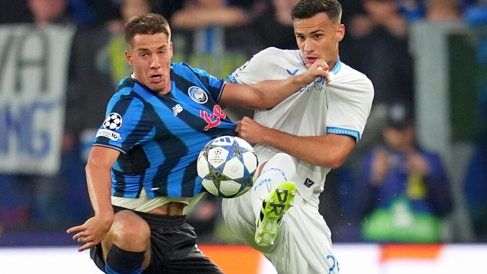 Zwischen Bergamo und Brügge gab es viele harte Zweikämpfe. Zwischen Bergamo und Brügge gab es viele harte Zweikämpfe.