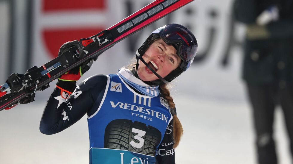 Seriensiegerin Mikaela Shiffrin fuhr in einer eigenen Liga. Seriensiegerin Mikaela Shiffrin fuhr in einer eigenen Liga.