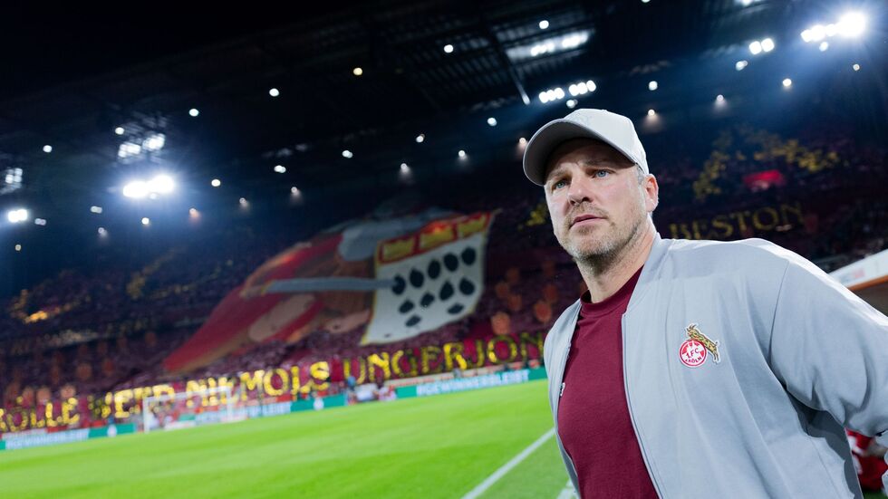 Leidtragender einer Fehlentscheidung: Kölns Trainer Lukas Kwasniok.