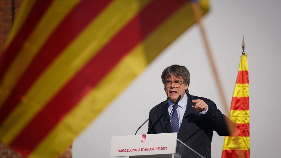 Puigdemont lebt seit Jahren im Exil - er könnte aber Spanien in eine Krise stürzen. (Archivbild)