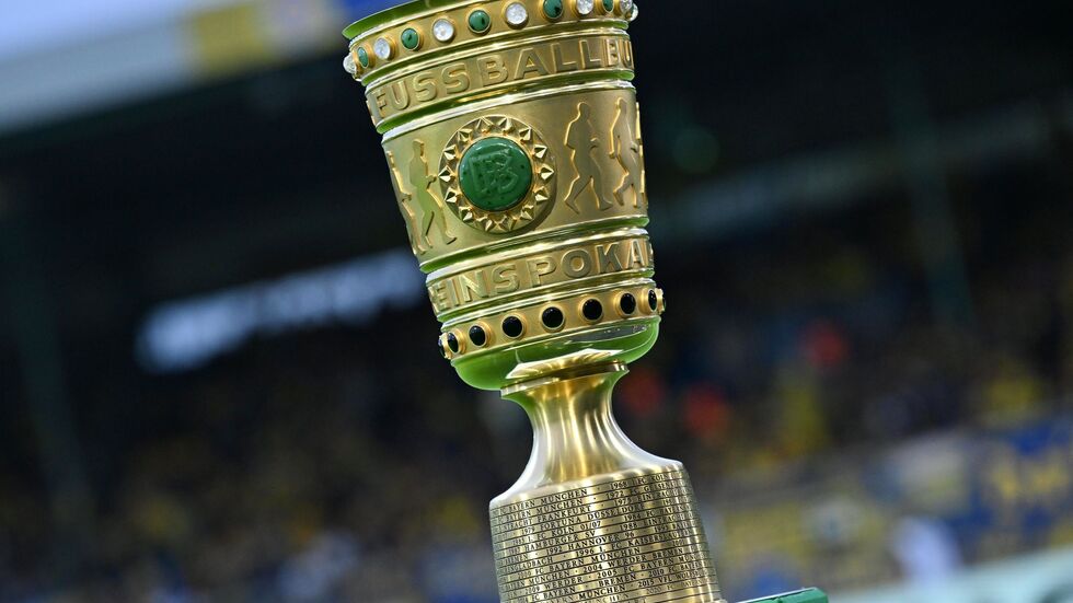 Die begehrte Trophäe im DFB-Pokal Die begehrte Trophäe im DFB-Pokal