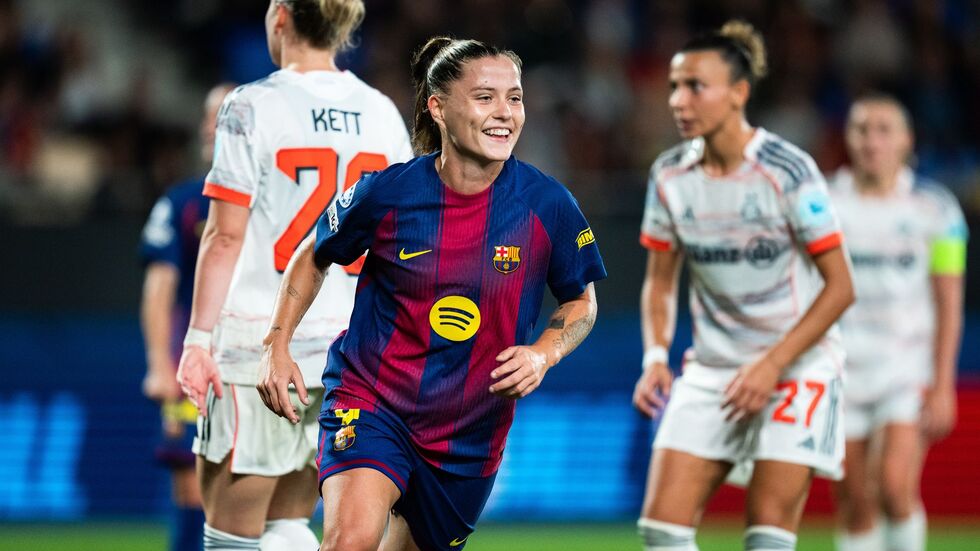 Barcelona und Claudia Pina drehen gegen die Bayern auf