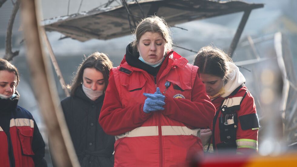 In der westukrainischen Stadt Ternopil wurde ein Wohnblock durch einen Marschflugkörper zerstört.
