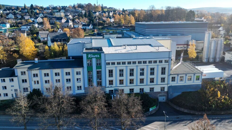 Zum 35. Jubiläum von Knorr in Auerbach hat der Mutterkonzern Unilever in eine neue Produktionslinie investiert. Zum 35. Jubiläum von Knorr in Auerbach hat der Mutterkonzern Unilever in eine neue Produktionslinie investiert.