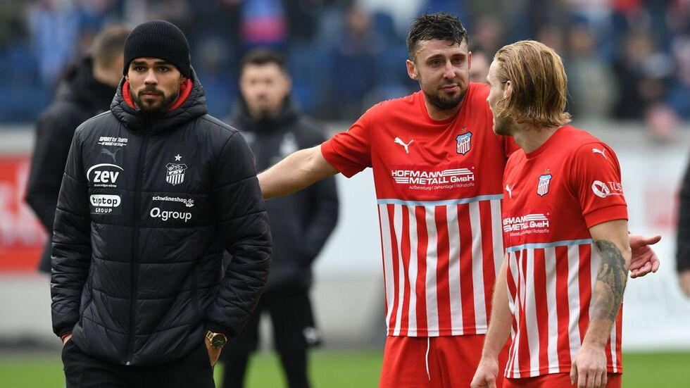 Robin Ziegele, Davy Frick und Nils Butzen könnten in der Abwehr spielen. 