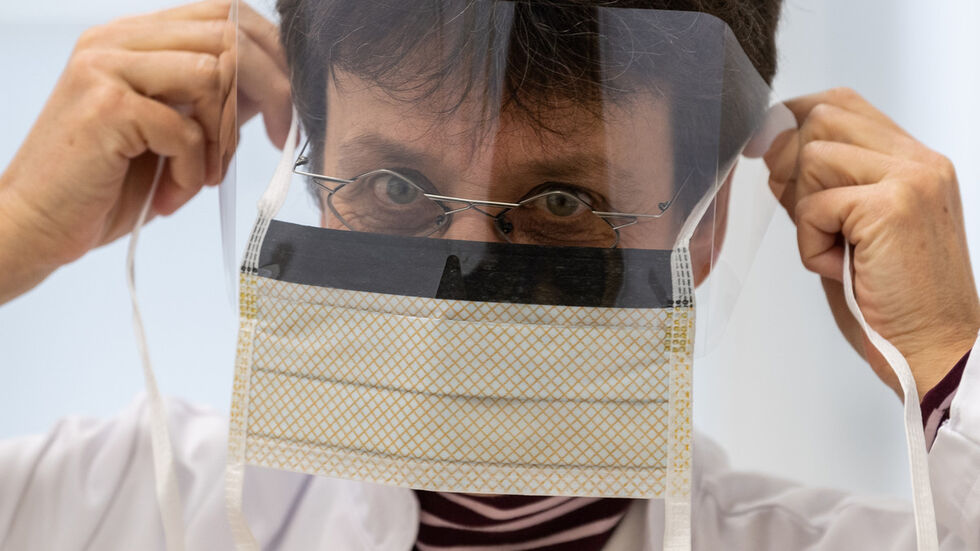 Symbolbild: (c) dpa Corona-Test