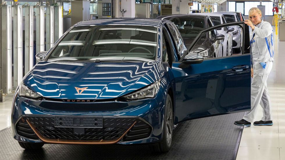 Start der Produktion bei VW in Zwickau