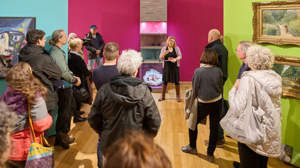 Führung im "Zwischenraum", dem Interim der Kunstsammlungen