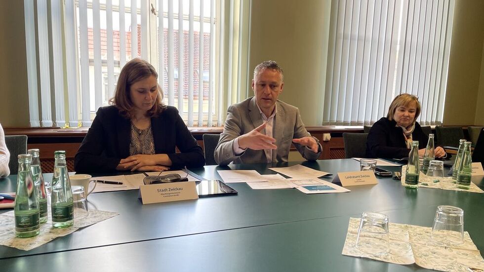 V.l.: Constance Arndt, Carsten Michaelis, Cornelia Bretschneider