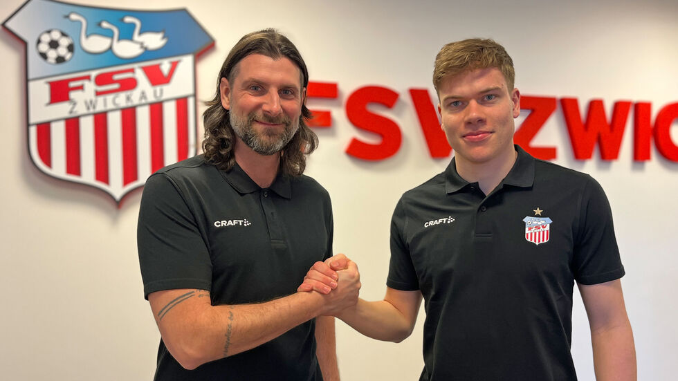 Robin Lenk mit Kilian Senkbeil