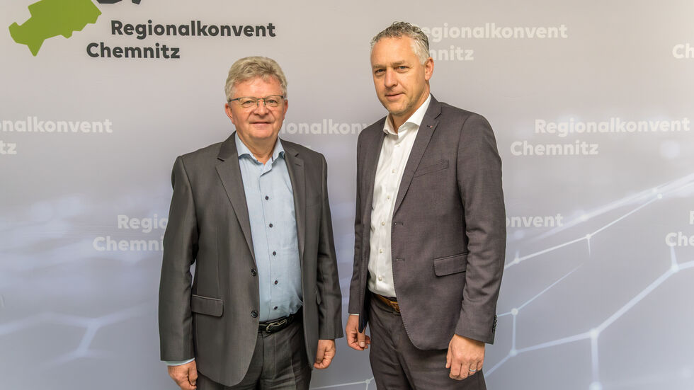 Matthias Lißke (li.) und Landrat Carsten Michaelis Matthias Lißke (li.) und Landrat Carsten Michaelis