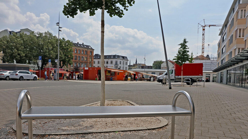 Auf dem Neumarkt werden die Gegendemos abgehalten. © Ralph Köhler/Archiv