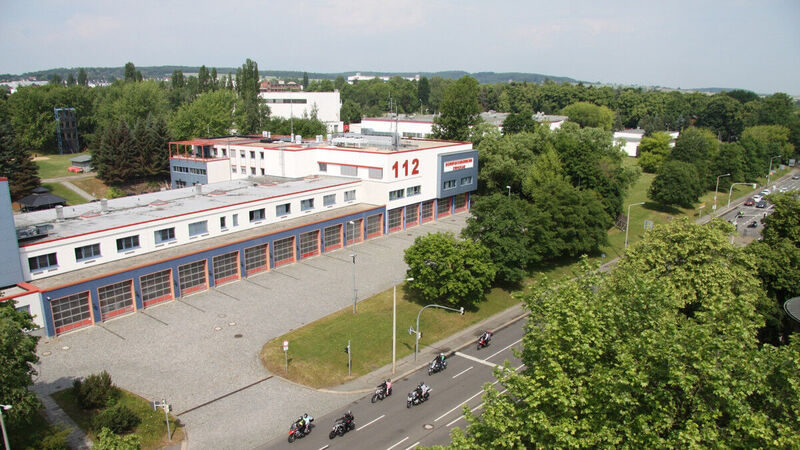 Die Rettungsleitstelle in der Crimmitschauer Straße. © Stadt Zwickau/Pressebüro