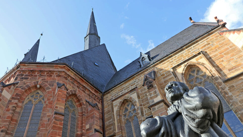 Die Katharinenkirche in der Innenstadt. Die Katharinenkirche in der Innenstadt.