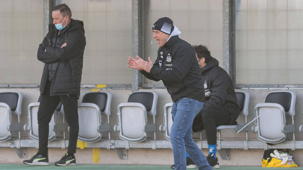 Joe Enochs hofft, dass sein Taktik-Plan auch gegen den SC Verl aufgeht. 