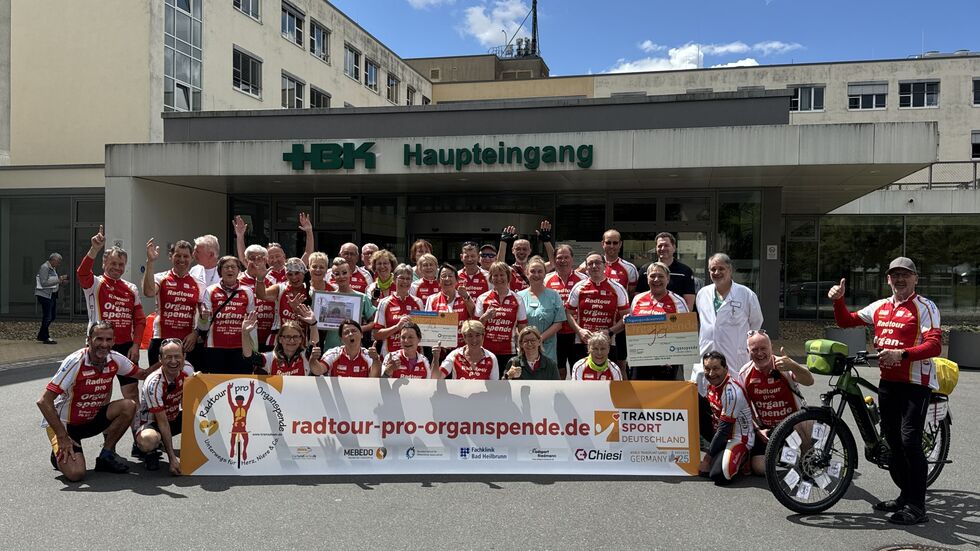 Die Tour dient auch dazu, dass Krankenhauspersonal und transplantierte Menschen ins Gespräch kommen. 