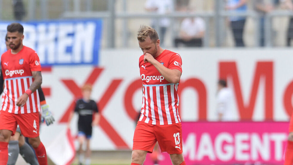 Mittelfeldspieler Mike Könnecke war nach dem 0:3 in Meppen bedient. 