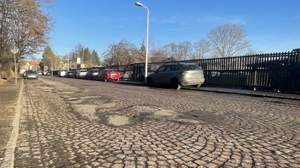 Diese Pflastersteine verschwinden im Spätsommer.