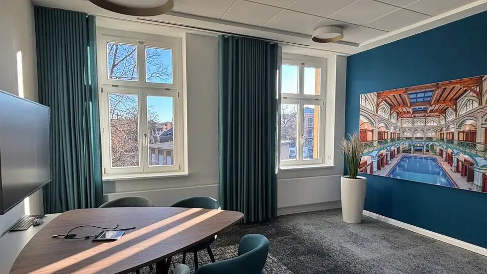 Blick in den Beratungsraum "Johannisbad"