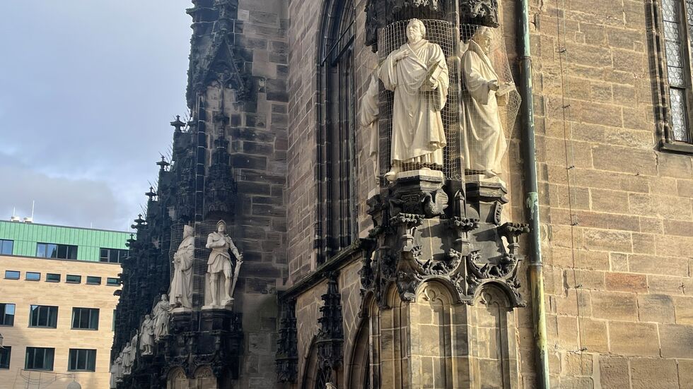 Martin Luther und Melanchthon - auch sie sollen sich demnächst virtuell vorstellen