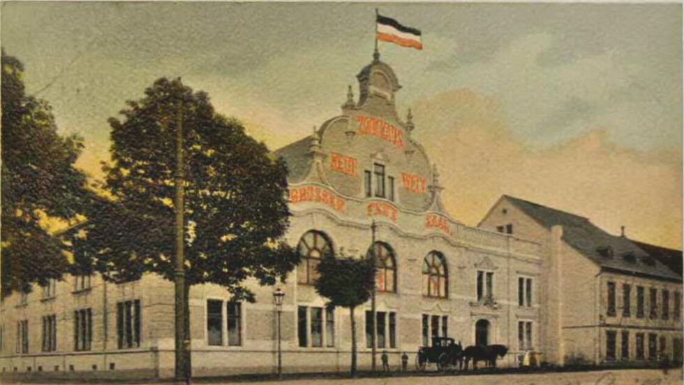 Die Neue Welt in ihrer Anfangszeit. © Postkarte der Familie Harzer (ehemalige Besitzer) Die Neue Welt in ihrer Anfangszeit. © Postkarte der Familie Harzer (ehemalige Besitzer)