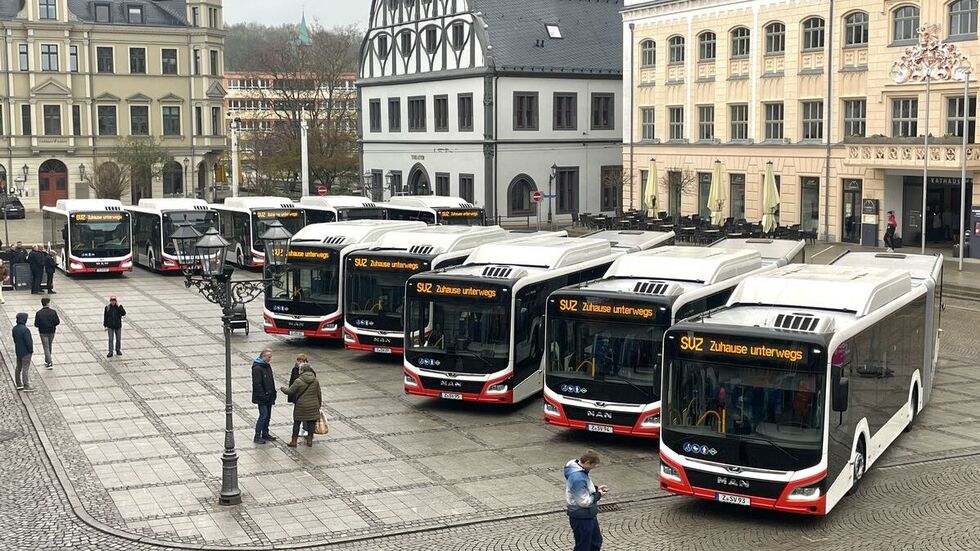 Neue Busflotte der SVZ