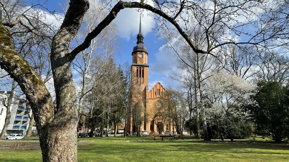 Der nördliche Bereich des Pauluskirchplatzes