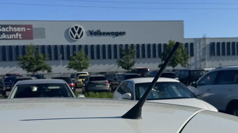 Das VW Werk in Zwickau-Mosel