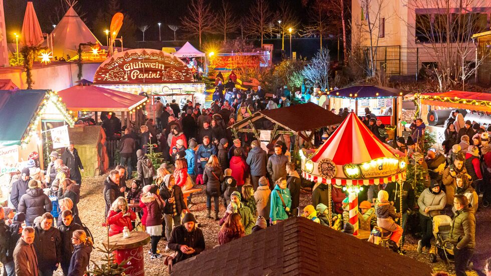 Besucher der Schlossweihnacht