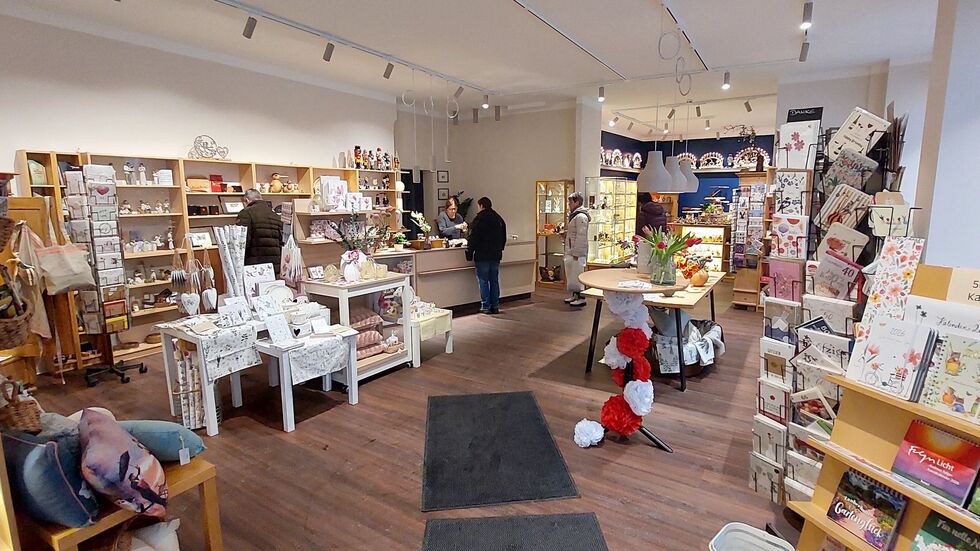 Das Innere des neuen Ladens.