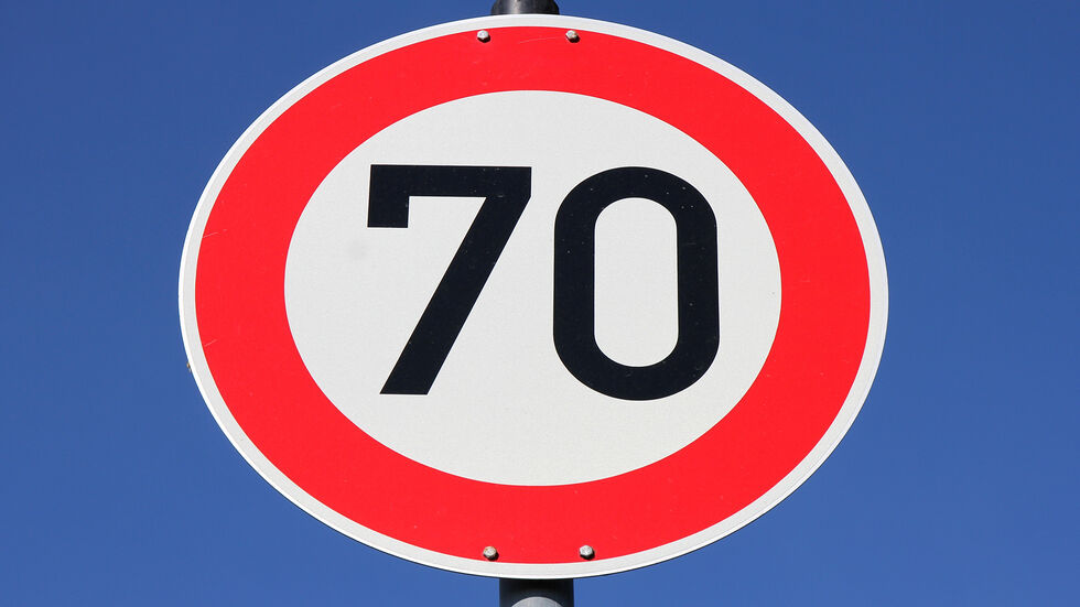 Die 70er-Zone nach dem B93-Abzweig Crossen in Richtung Zwickau wird ab Freitag wieder aufgehoben.