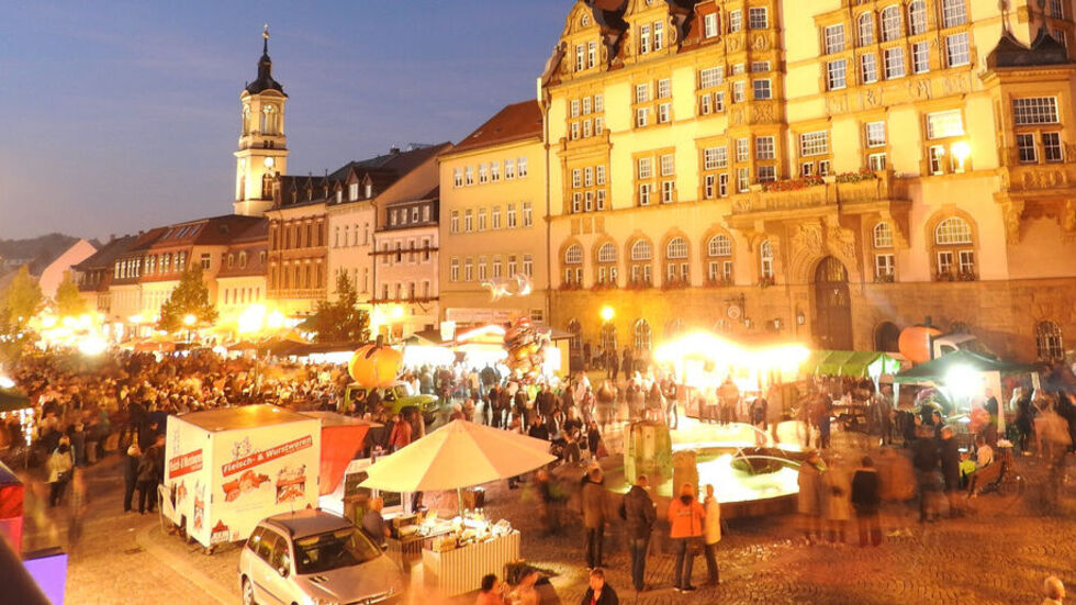 Der "Kürbiszauber" ist bei den Werdauern sehr beliebt. © Stadt Werdau/Archiv