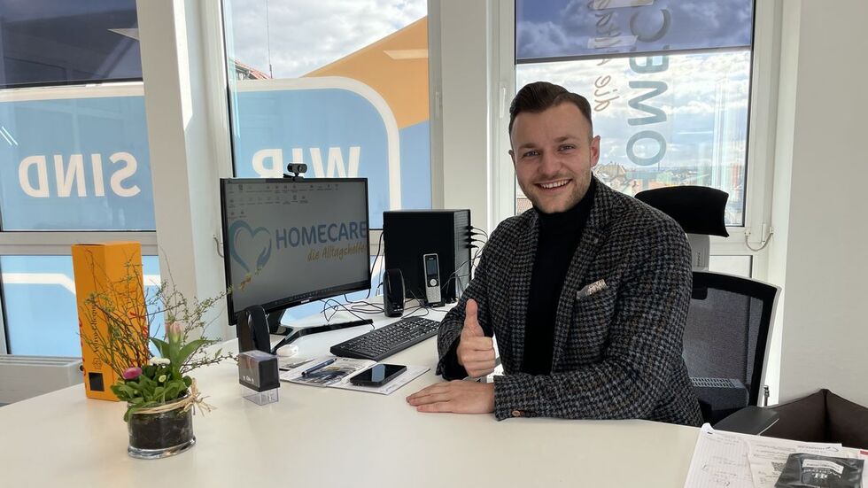 Felix Richter in seinem Werdauer Büro Felix Richter in seinem Werdauer Büro