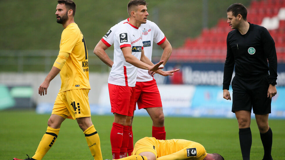 In dieser Szene sah Maurice Hehne die rote Karte. © imago images_picture point